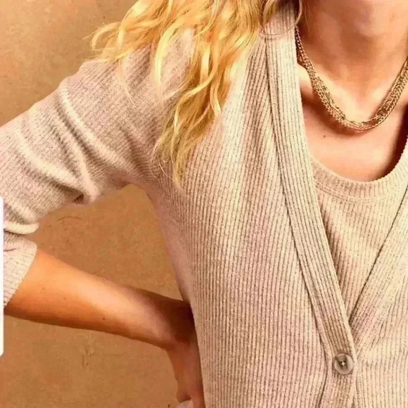 Banana Republic Brushed Marled Cardigan - Picture 12 of 15